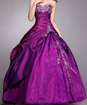 Robe princesse violette
