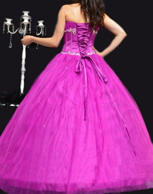 Robe princesse violette