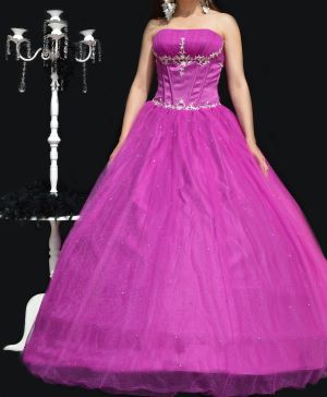 Robe princesse violette