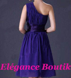 Robe de cocktail violette