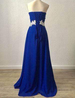 Robe de soirée bleu roi